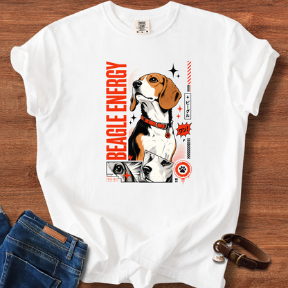 Beagle Energy Manga T-Shirt