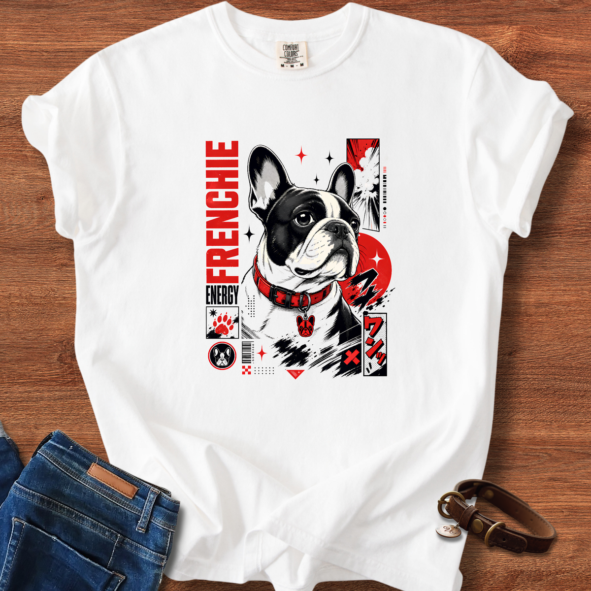 Frenchie Manga Energy Two Manga T-Shirt