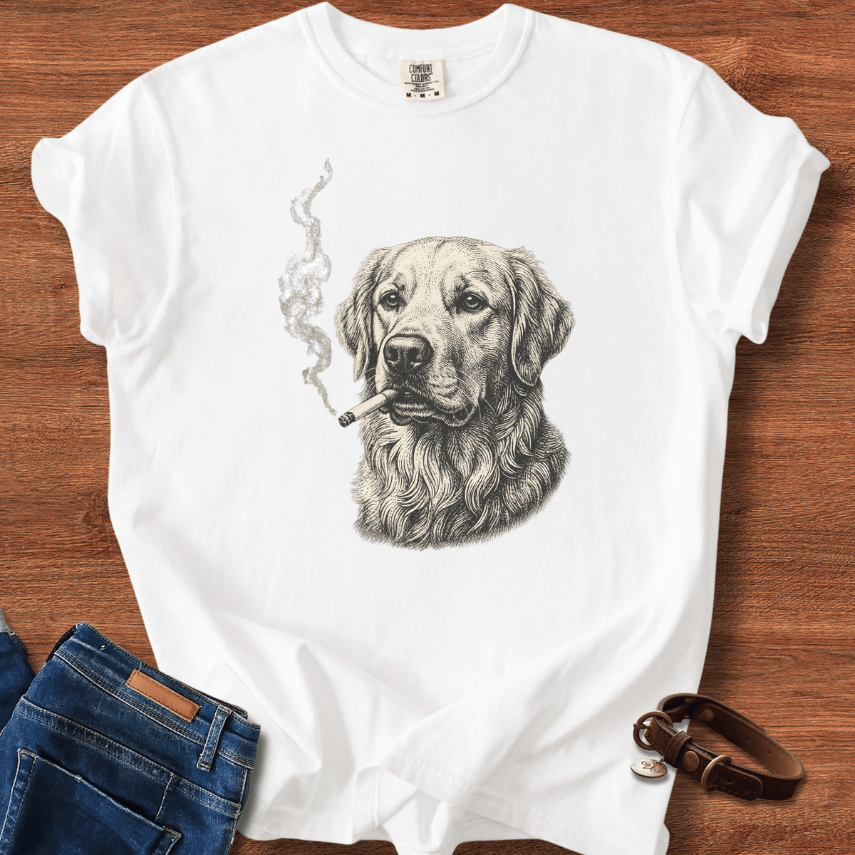 Golden Retriever Smoke T-Shirt