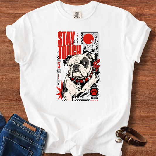 Bulldog Stay Tough Manga T-Shirt