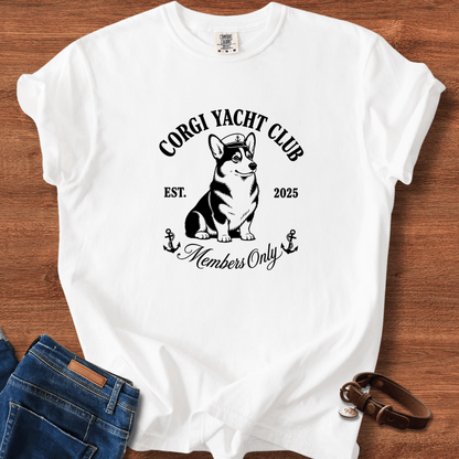 Corgi Yacht Club T-Shirt