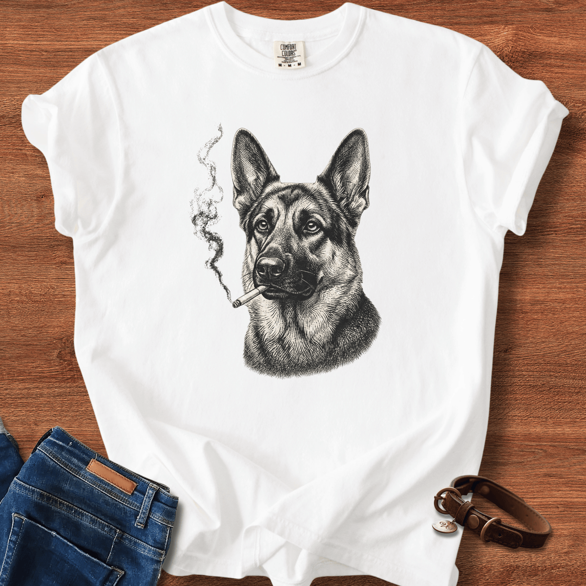 German Shepherd Smoke T-Shirt