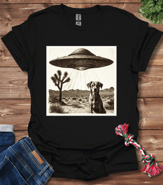 Do You See That? UFO Dog T-Shirt