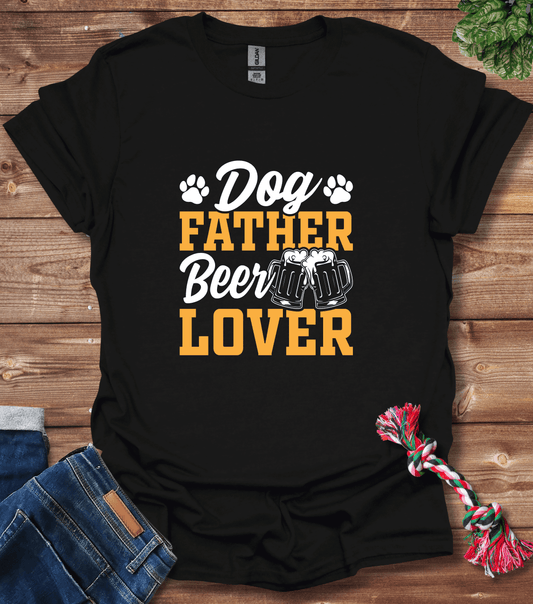Dog Father Beer Drinker T-Shirt