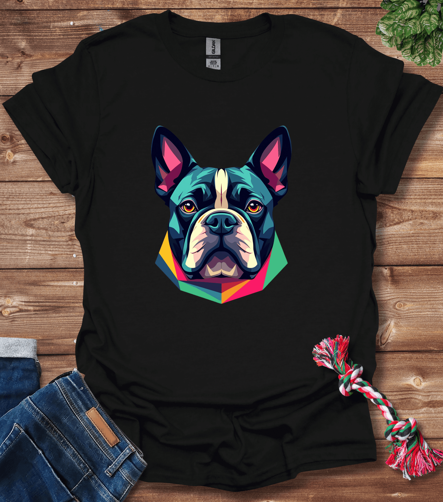 Neon Bulldog T-Shirt