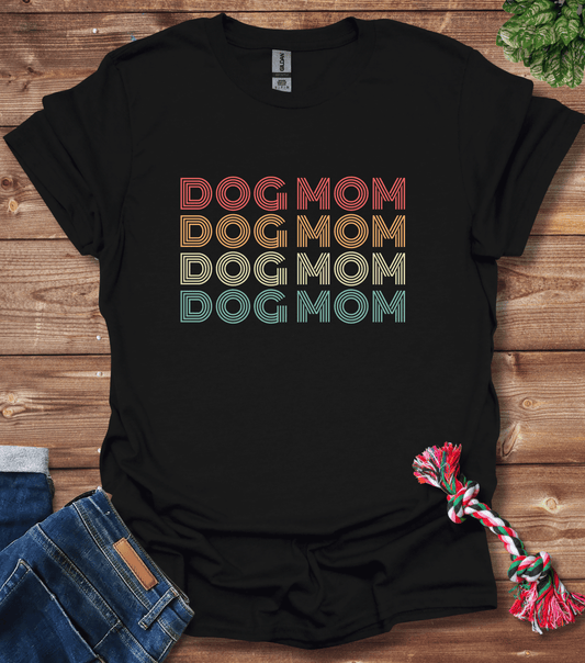 Dog Mom Retro T-Shirt