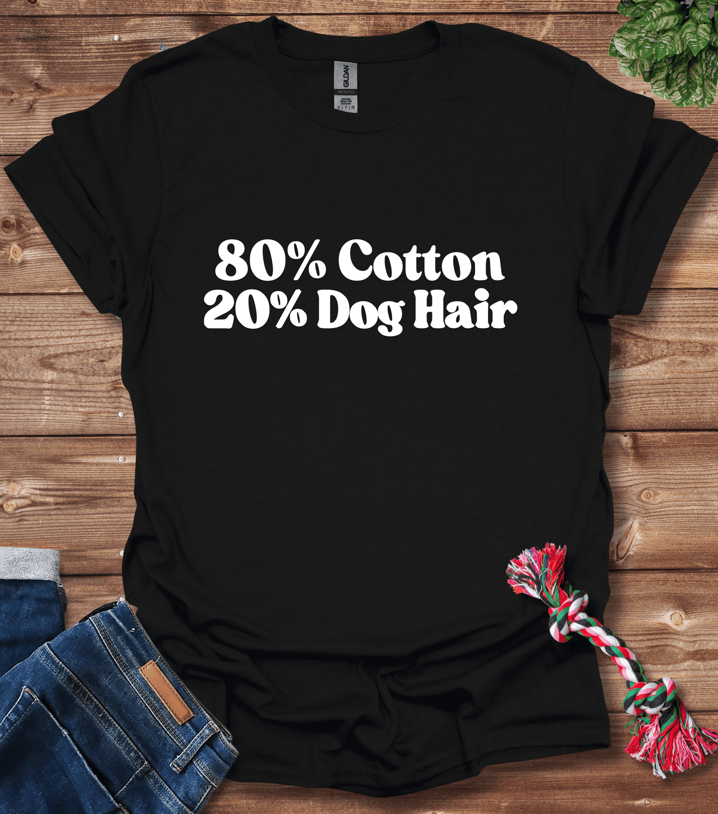80% Cotton 20% Dog Hair T-Shirt