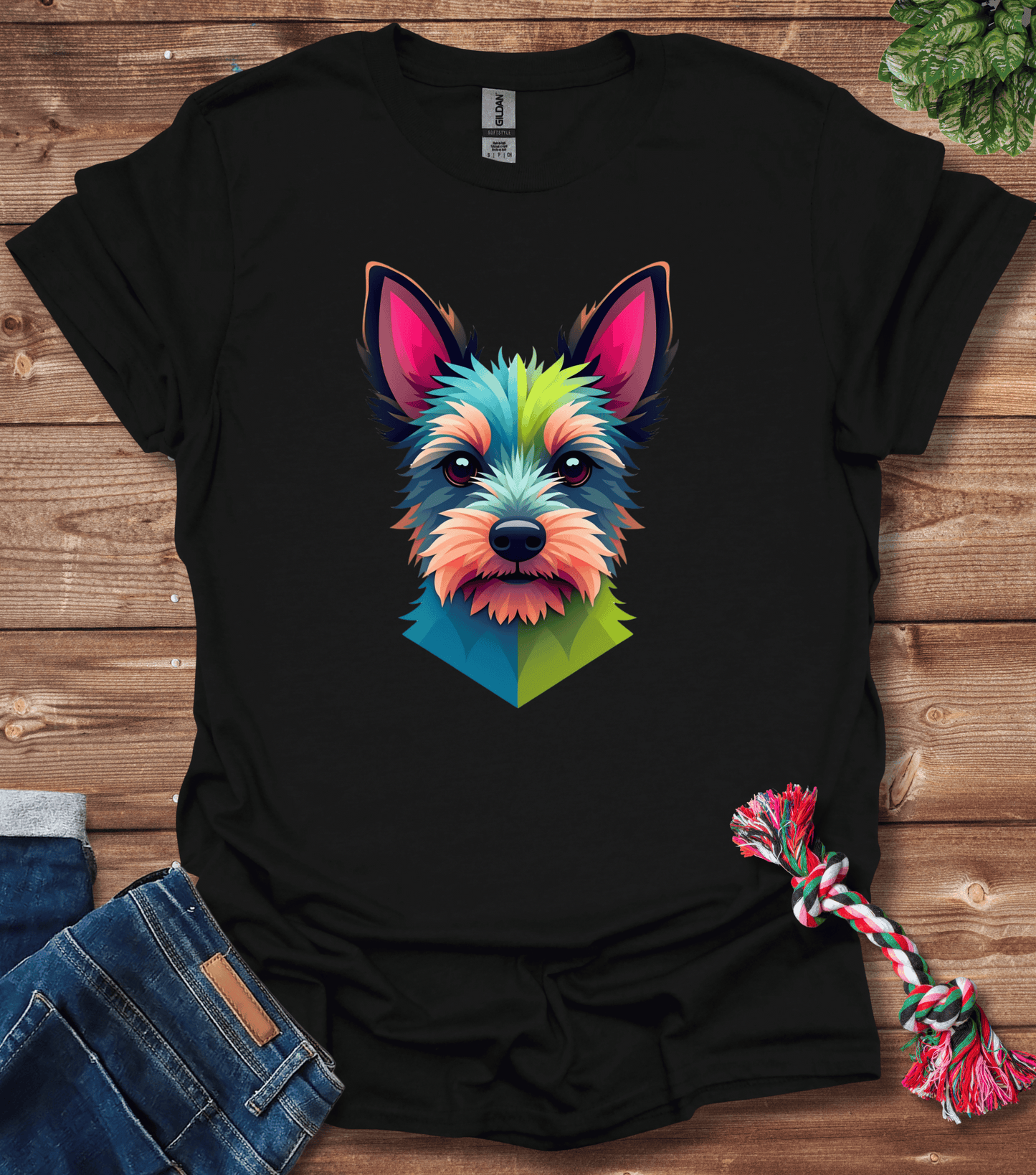 Yorkie Geometry T-Shirt