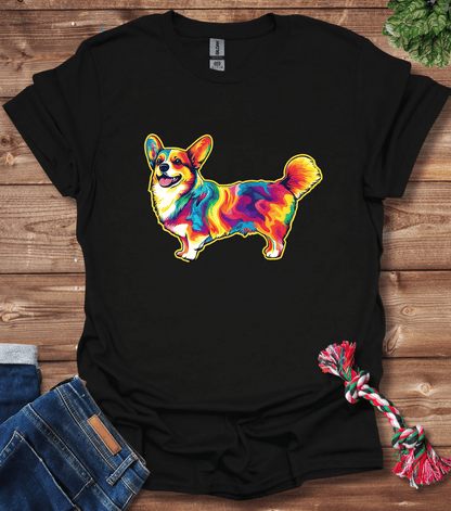 Corgi Tie Dye T-Shirt