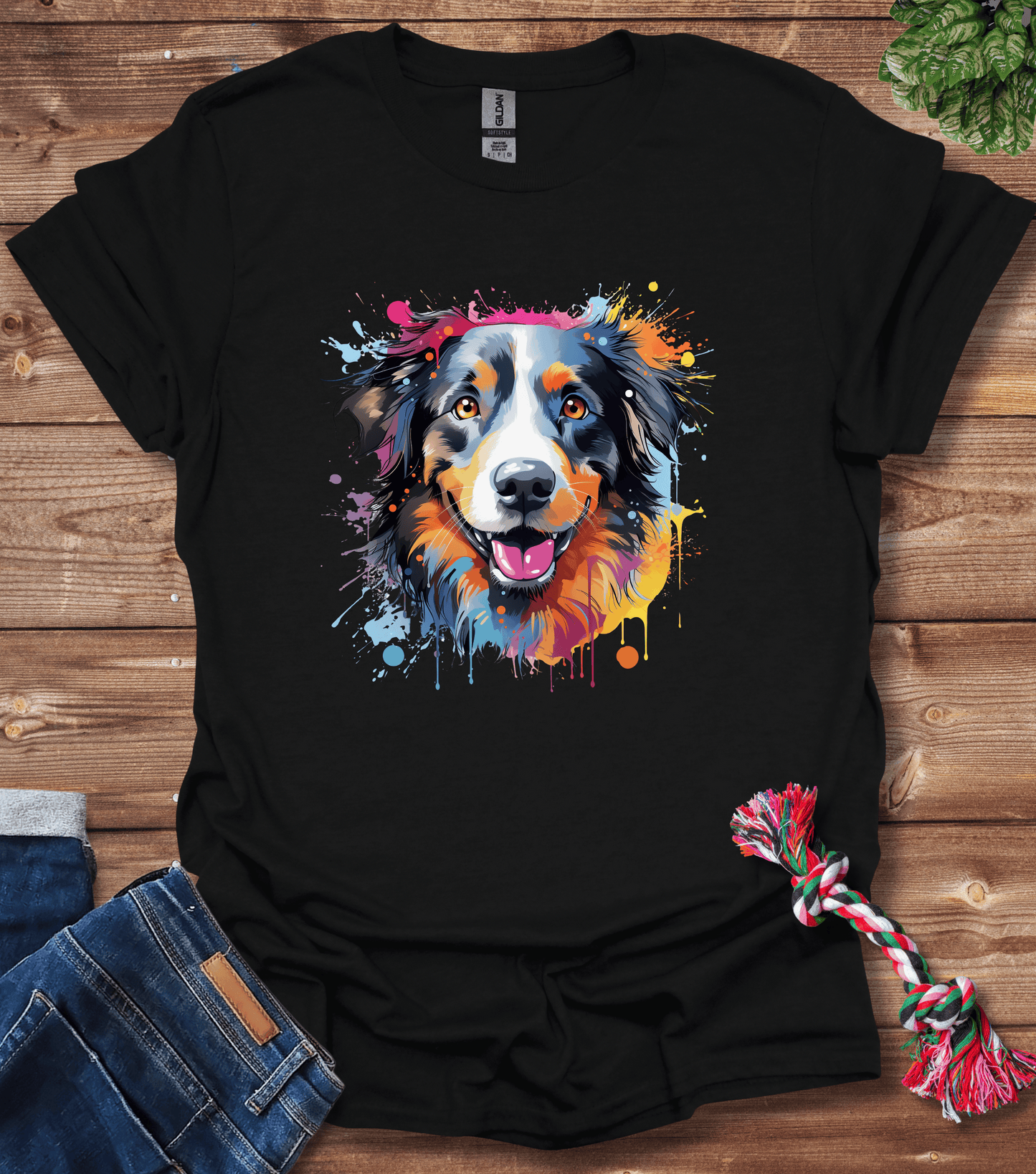 Color Splash Dog - Fourth T-Shirt