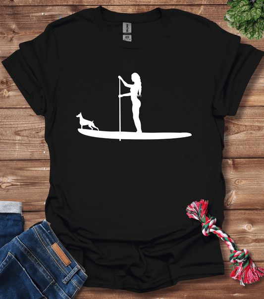 Dog Stand Up Paddle Board T-Shirt