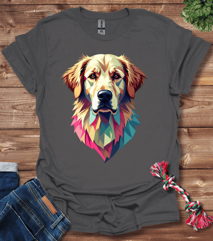 Neon Golden - Golden Retriever T-Shirt