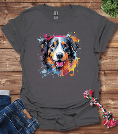 Color Splash Dog - Fourth T-Shirt
