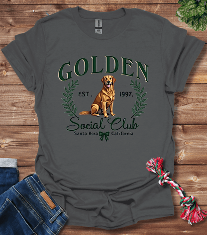 Golden Social Club - Golden Retriever T-Shirt