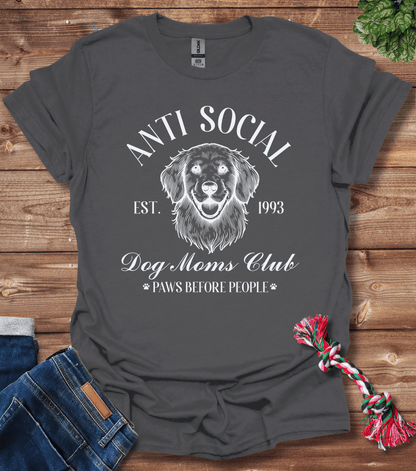 Anti Social Dog Moms Club Est 1993 T-Shirt