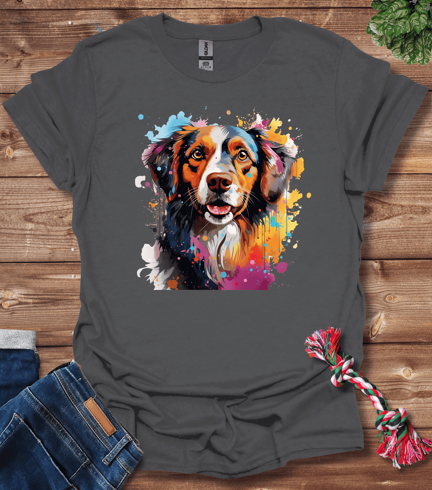 Color Splash Dog - Second T-Shirt
