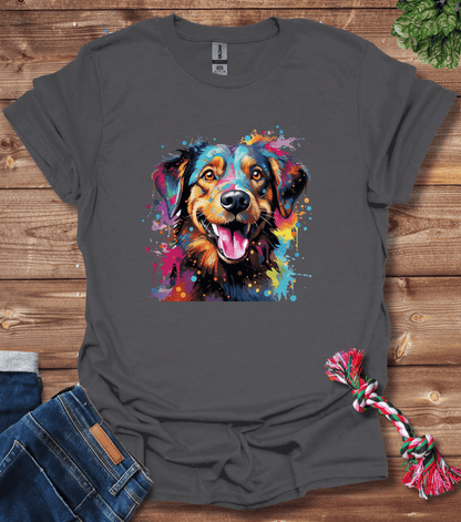 Color Splash Dog - First T-Shirt
