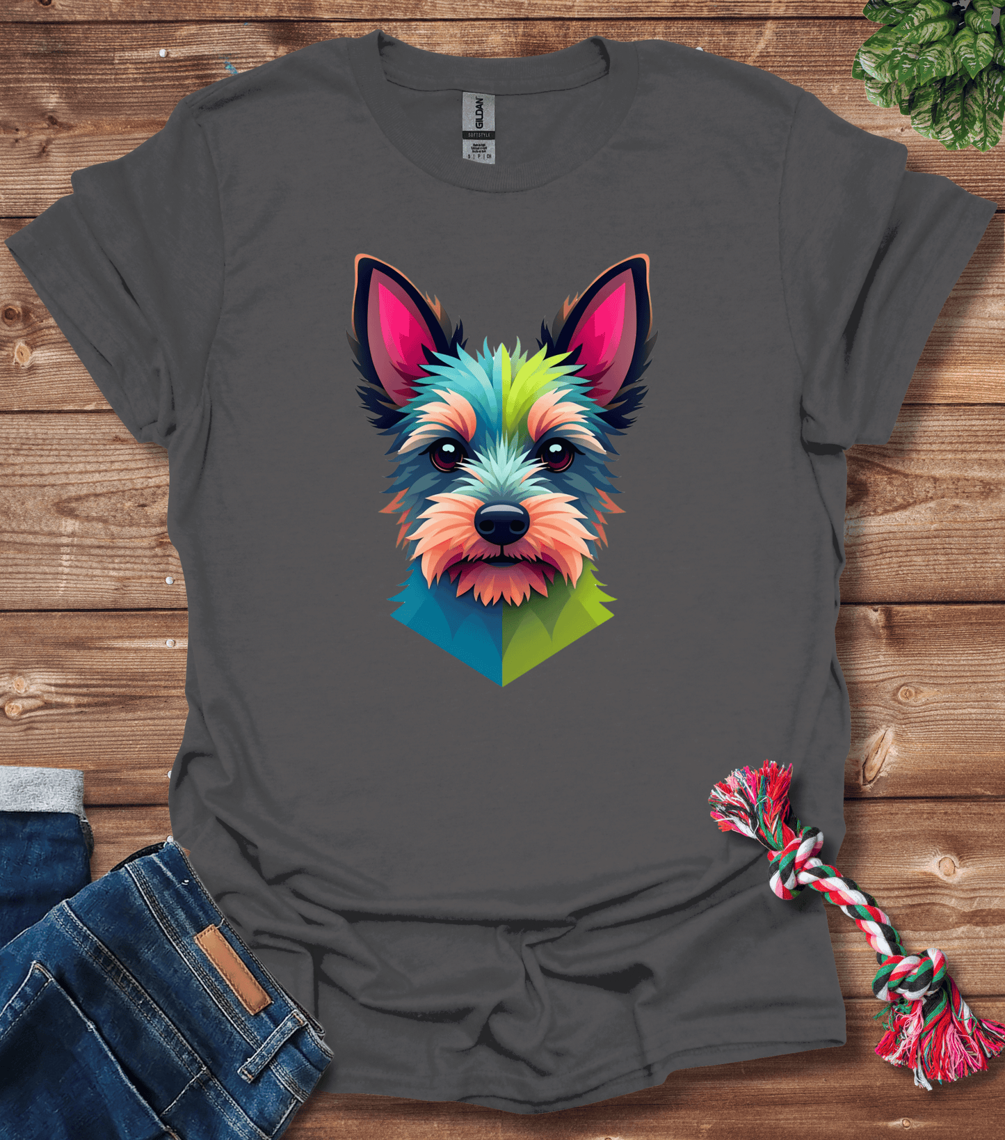 Yorkie Geometry T-Shirt
