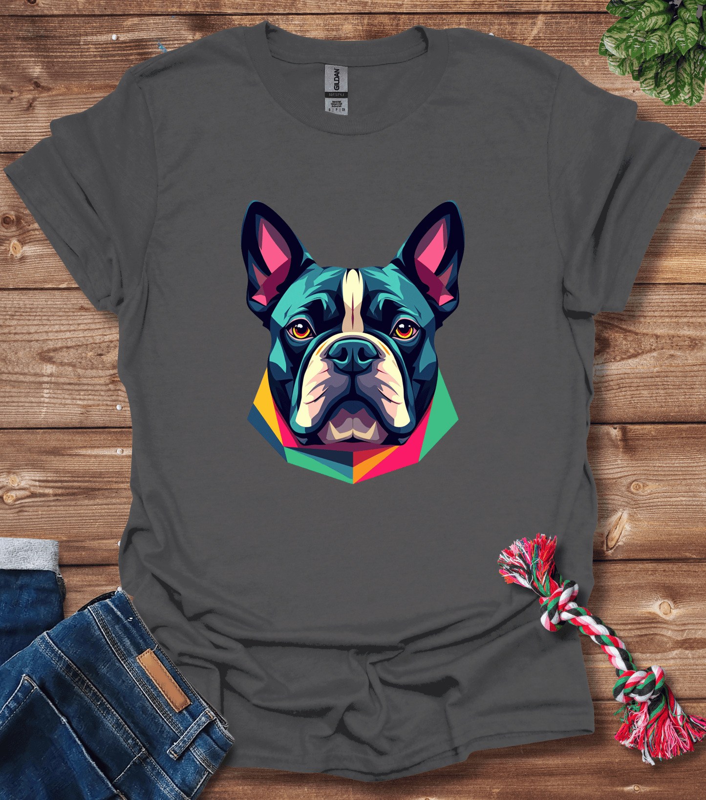 Neon Bulldog T-Shirt