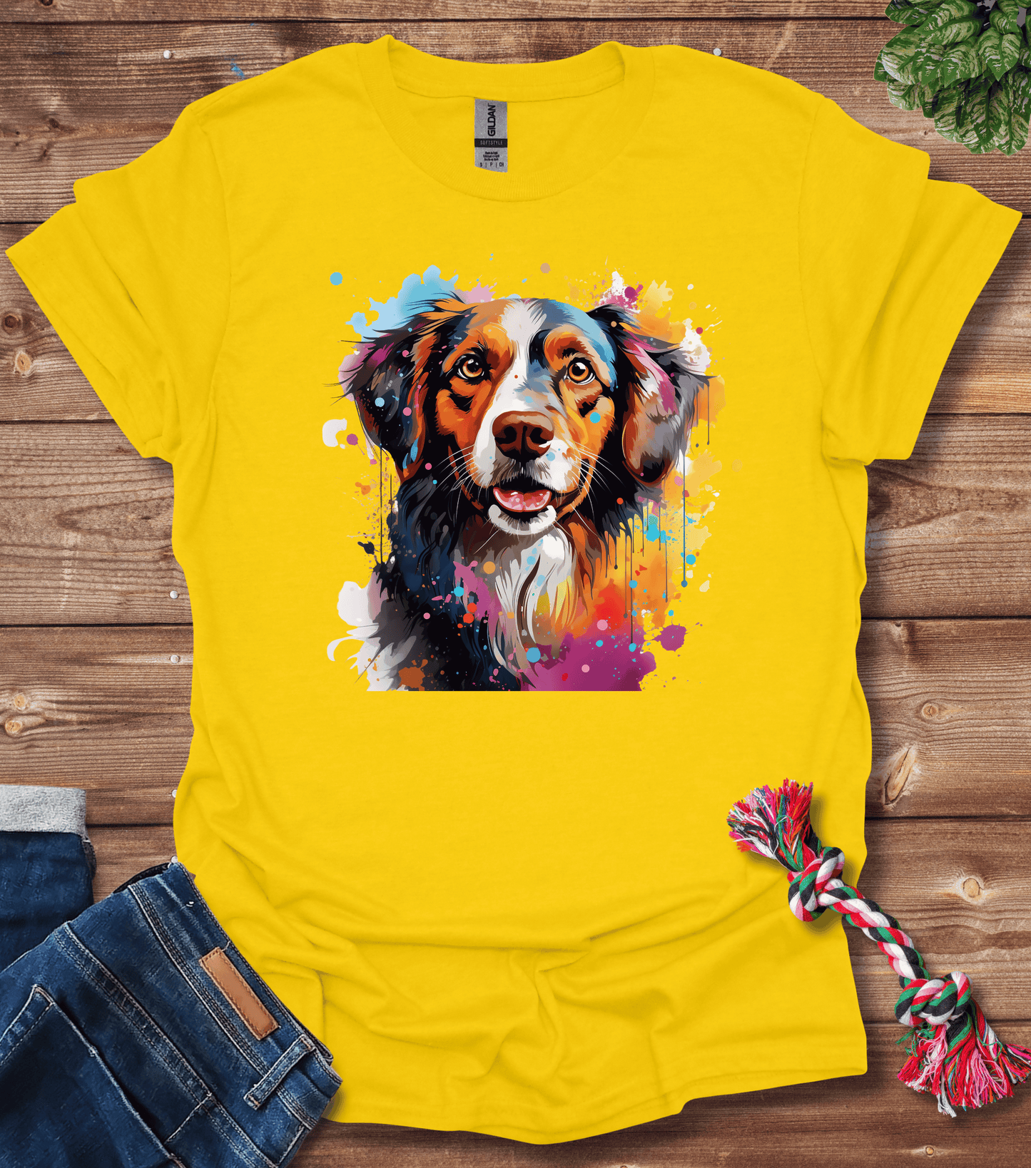 Color Splash Dog - Second T-Shirt