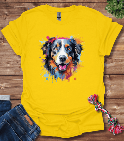 Color Splash Dog - Fourth T-Shirt