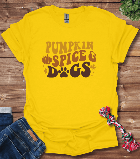 Pumpkin Spice And Dogs T-Shirt