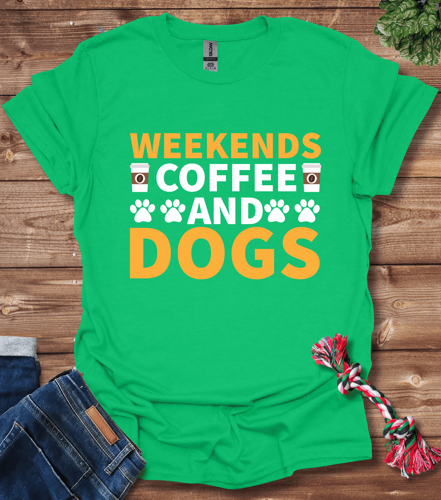 Weekends Coffee And Dogs T-Shirt