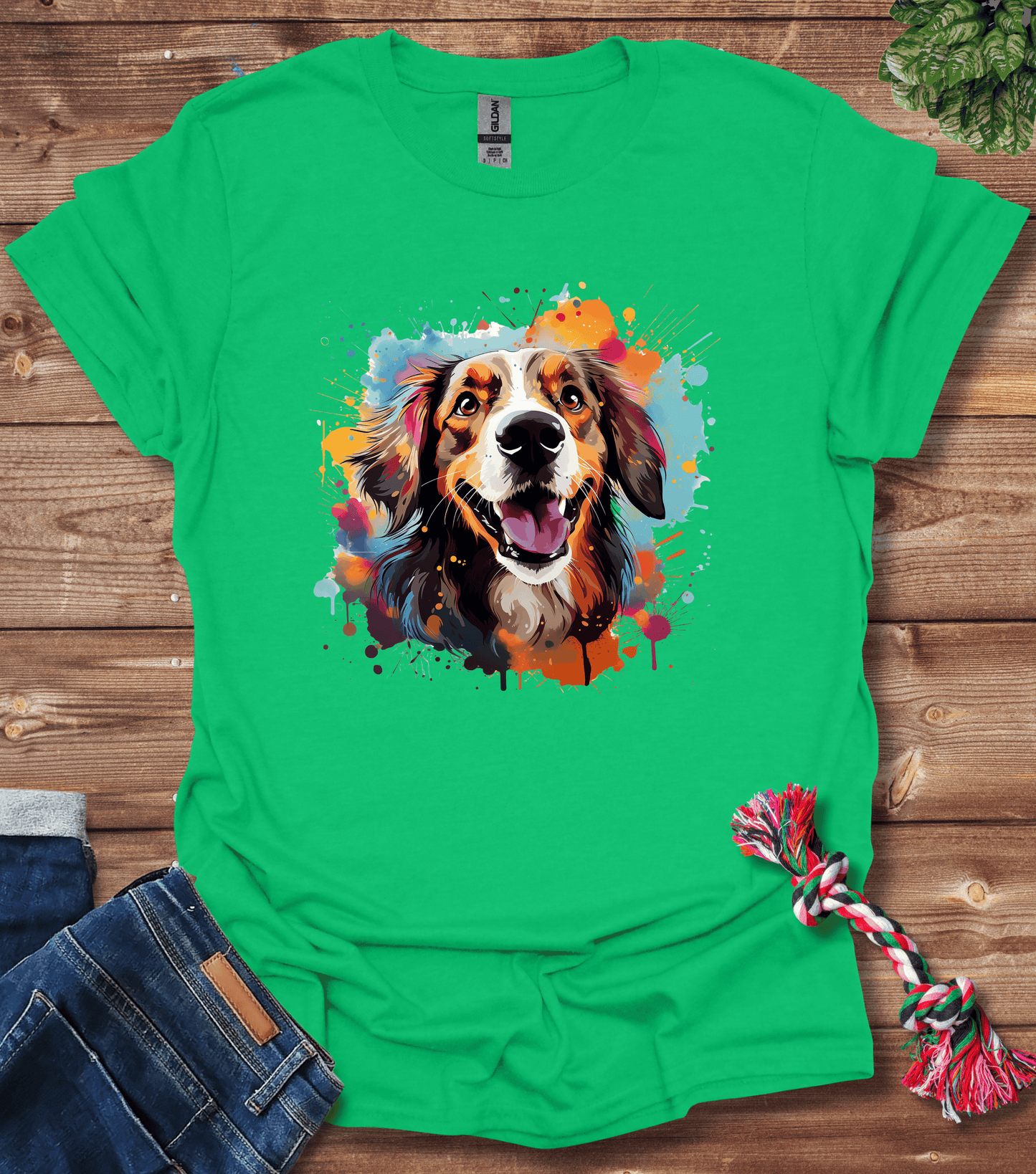 Color Splash Dog -Third T-Shirt