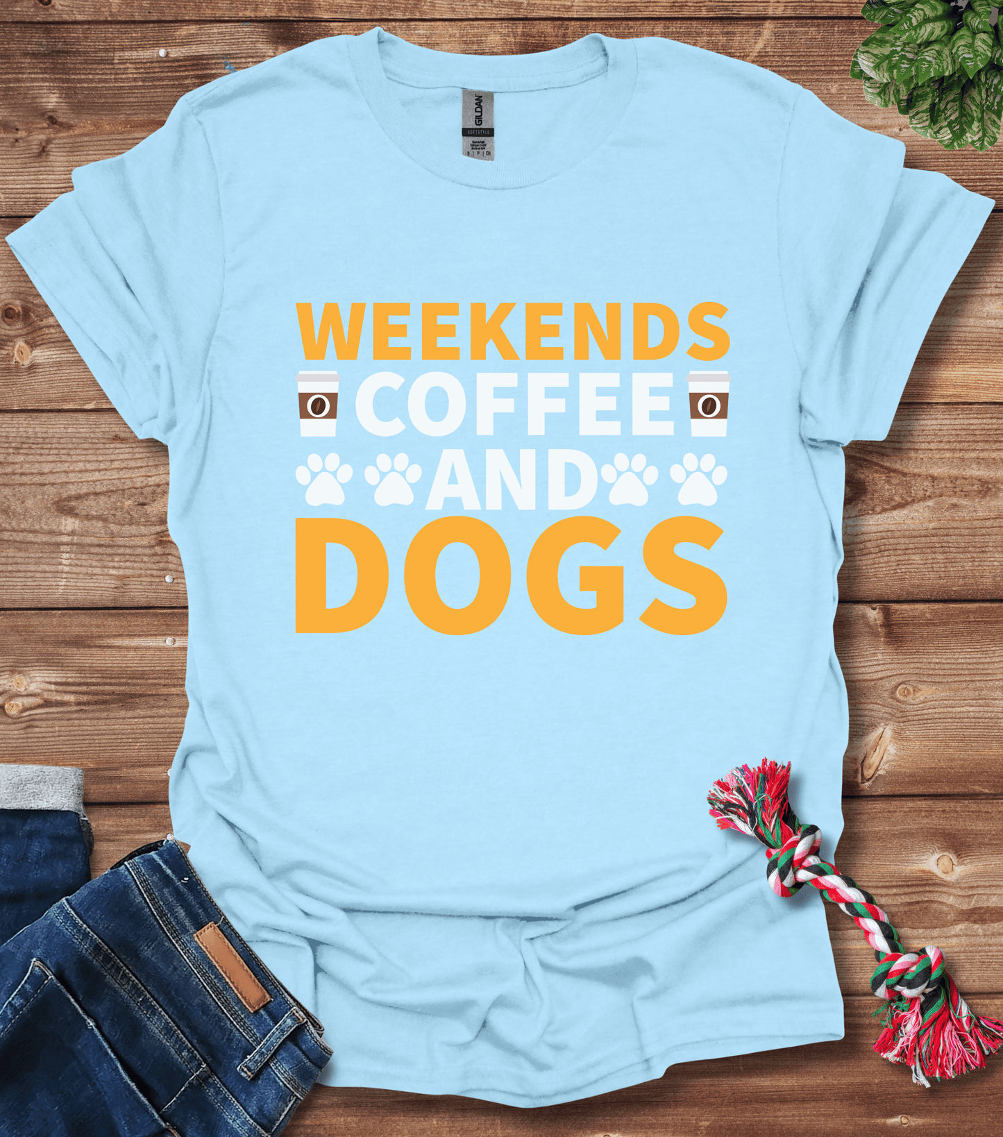 Weekends Coffee And Dogs T-Shirt