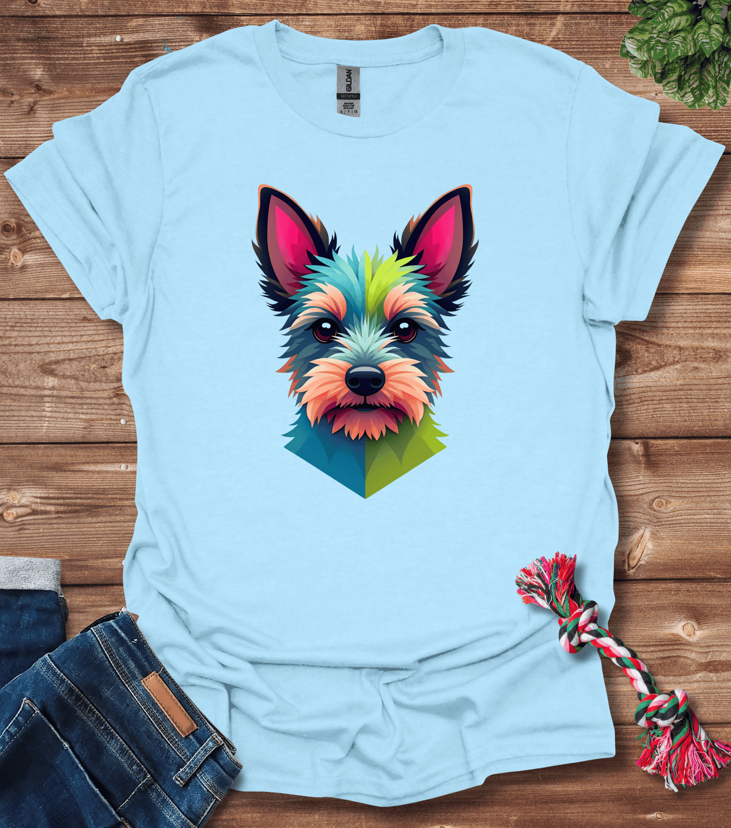 Yorkie Geometry T-Shirt