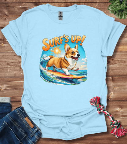 Corgi Surfs Up T-Shirt