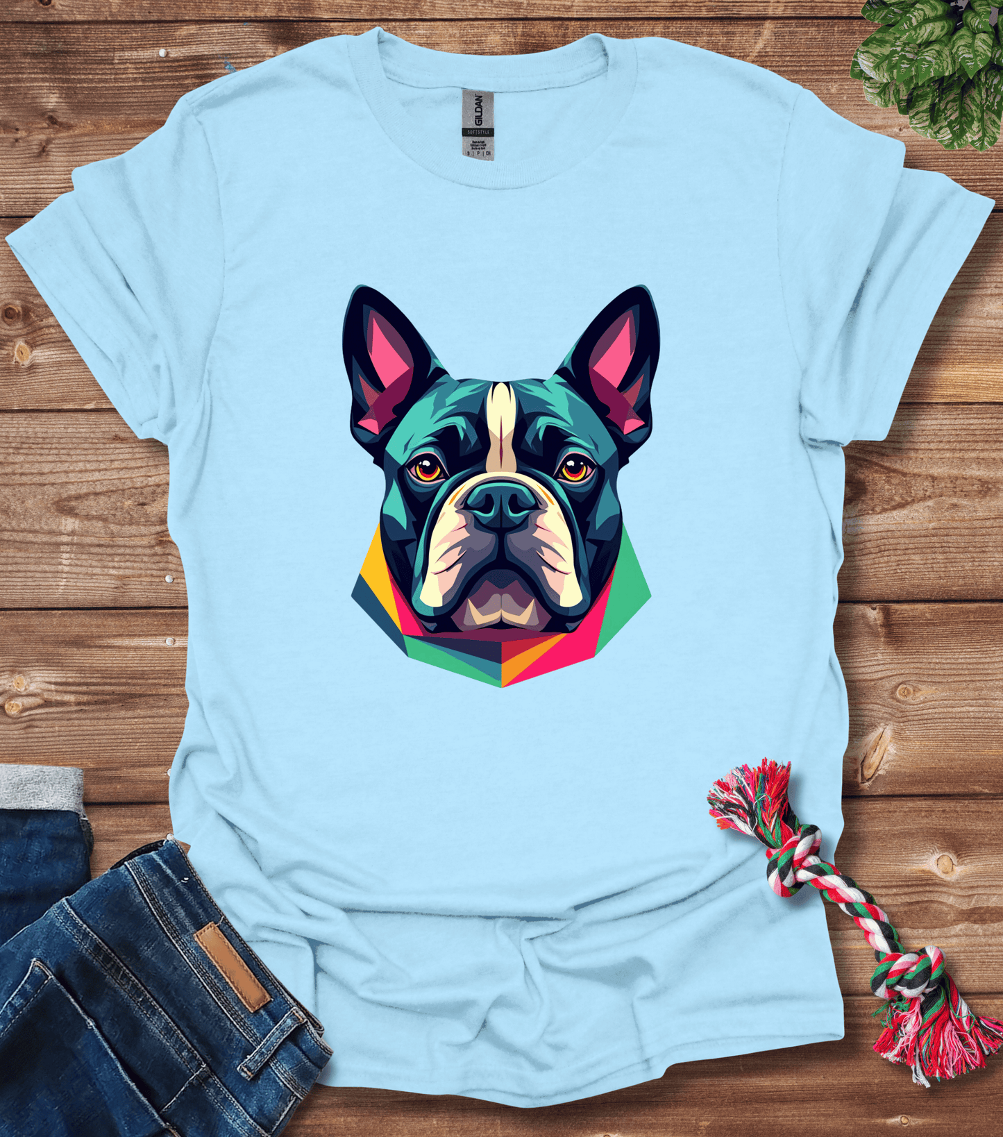 Neon Bulldog T-Shirt