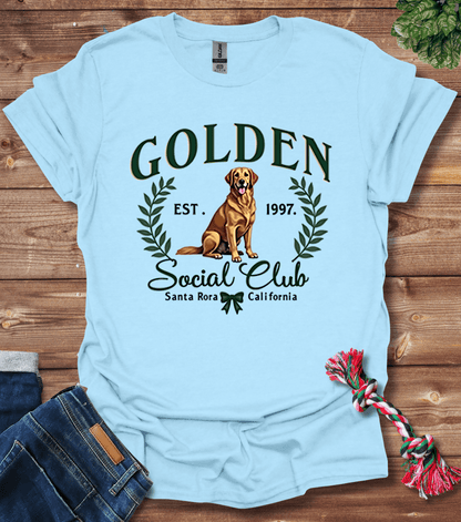 Golden Social Club - Golden Retriever T-Shirt