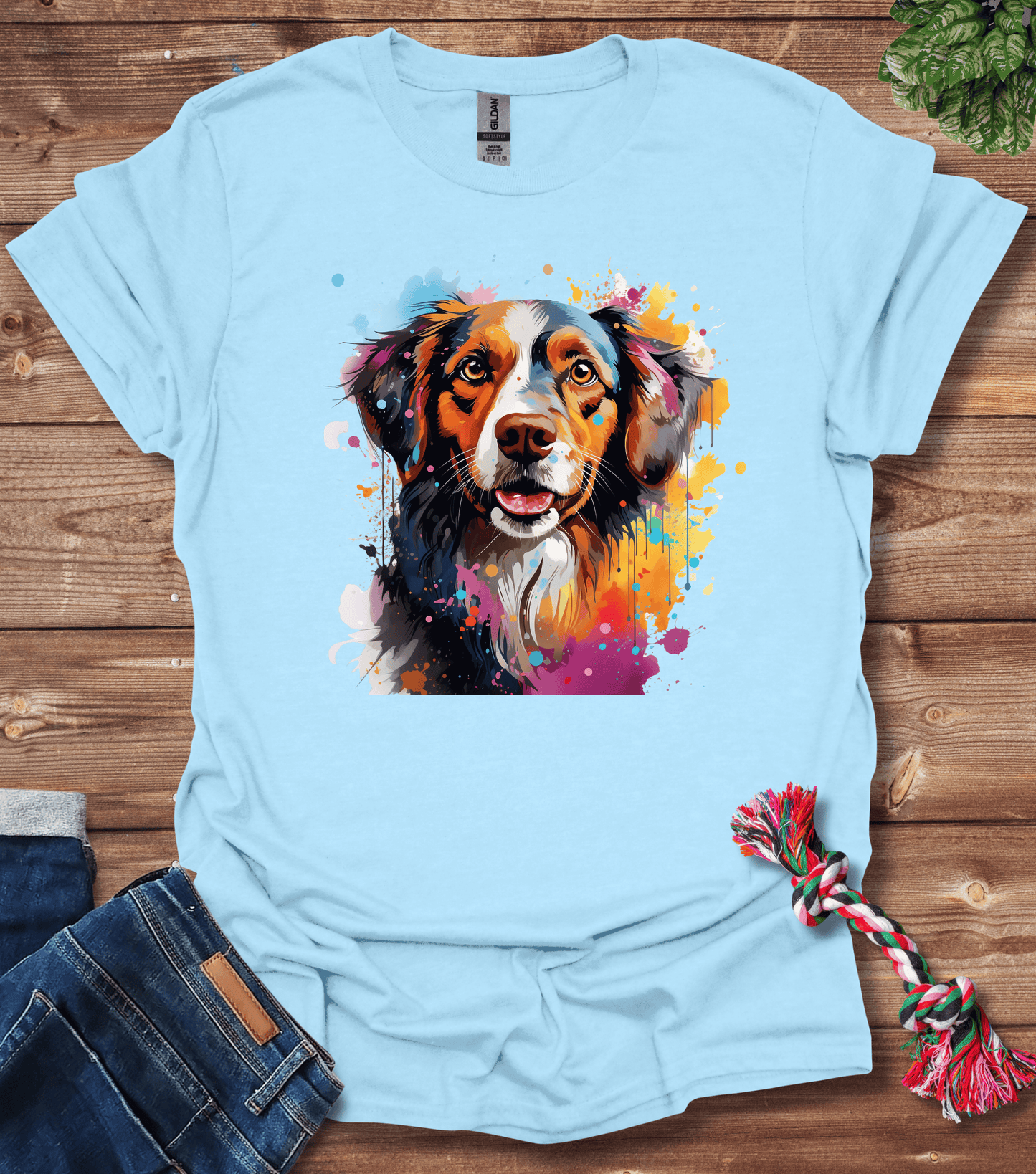 Color Splash Dog - Second T-Shirt