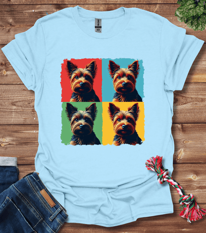 Colorful Yorkie T-Shirt