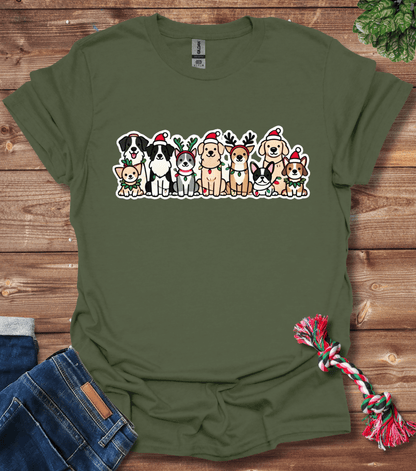 Christmas Dogs T-Shirt