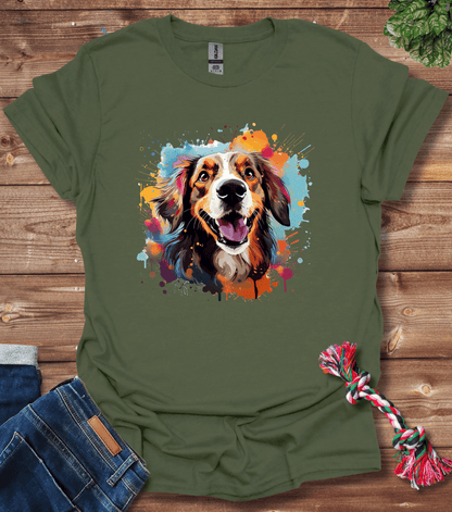 Color Splash Dog -Third T-Shirt