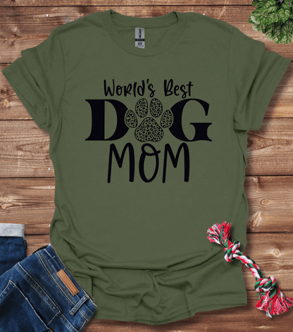 Worlds Best Dog Mom T-Shirt