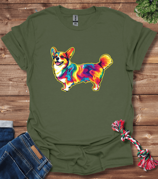 Corgi Tie Dye T-Shirt