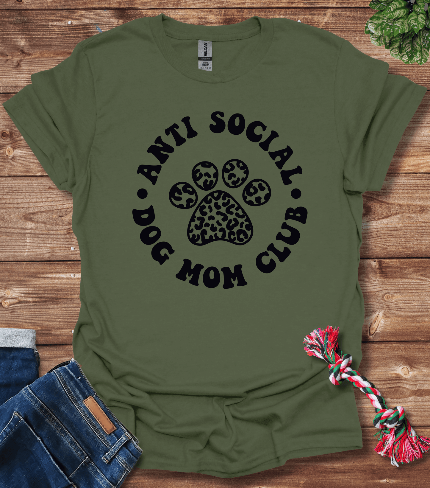 Anti Social Dog Mom Club T-Shirt