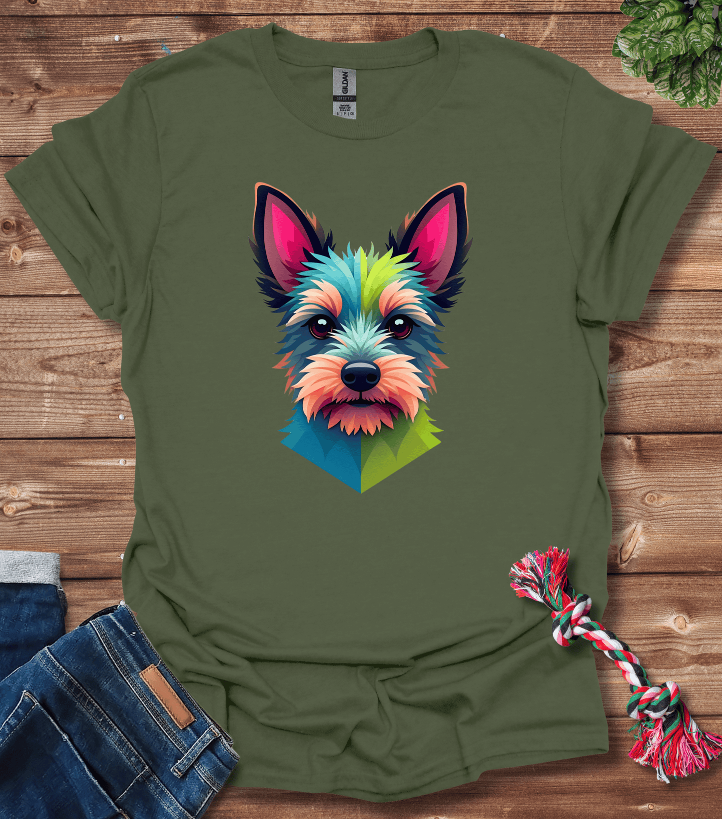 Yorkie Geometry T-Shirt