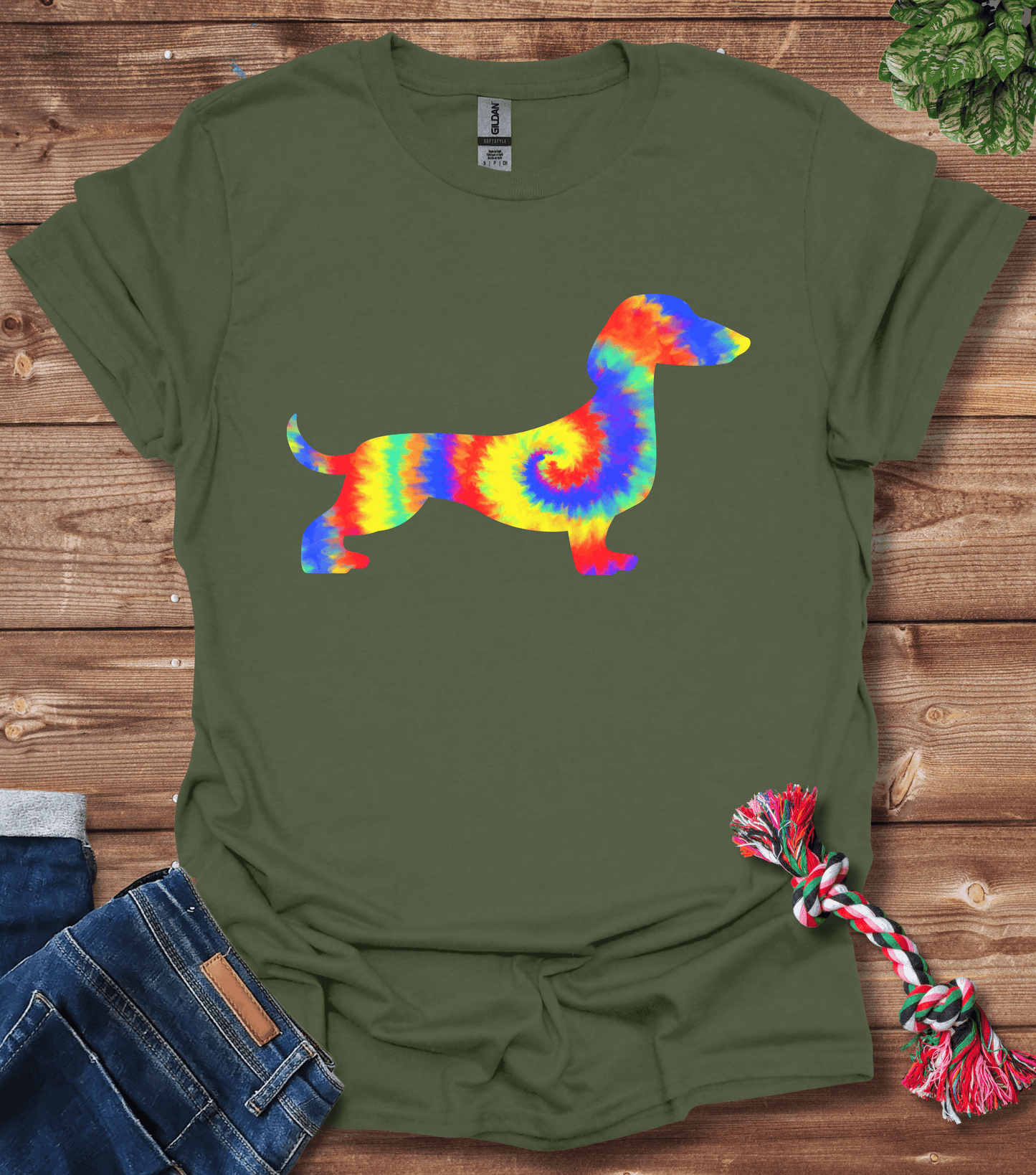 Dachshund Tie Dye T-Shirt