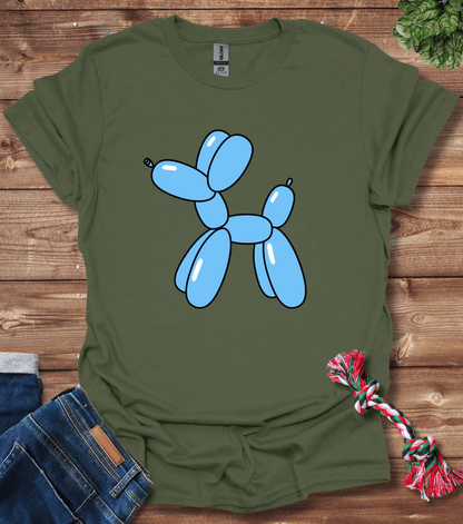 Blue Ballon Dog T-Shirt