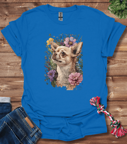 Chihuahua In Flowers T-Shirt