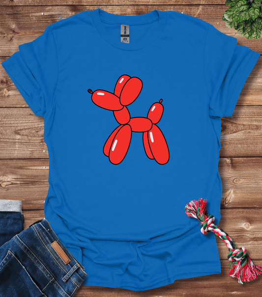 Red Ballon Dog T-Shirt