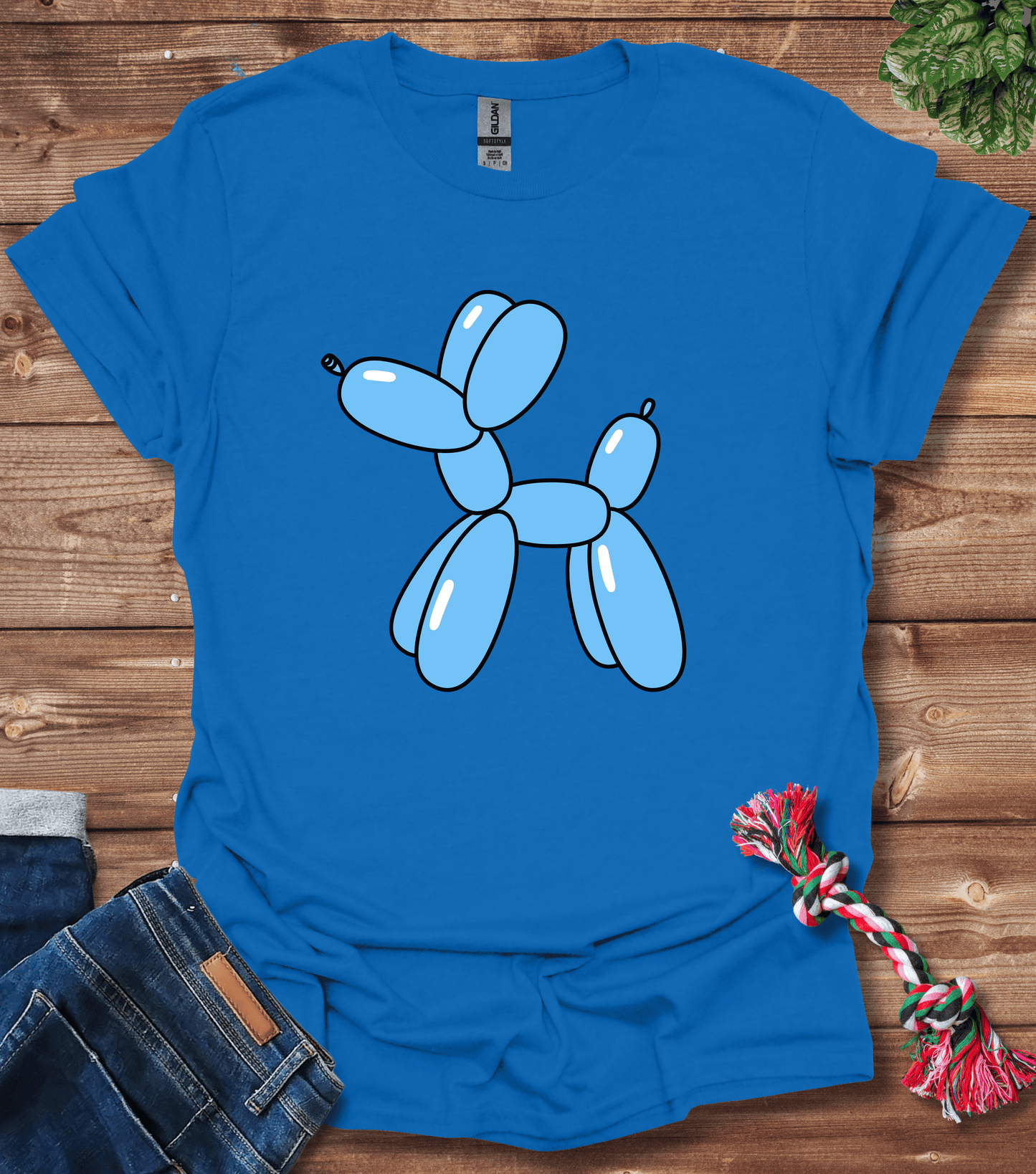Blue Ballon Dog T-Shirt