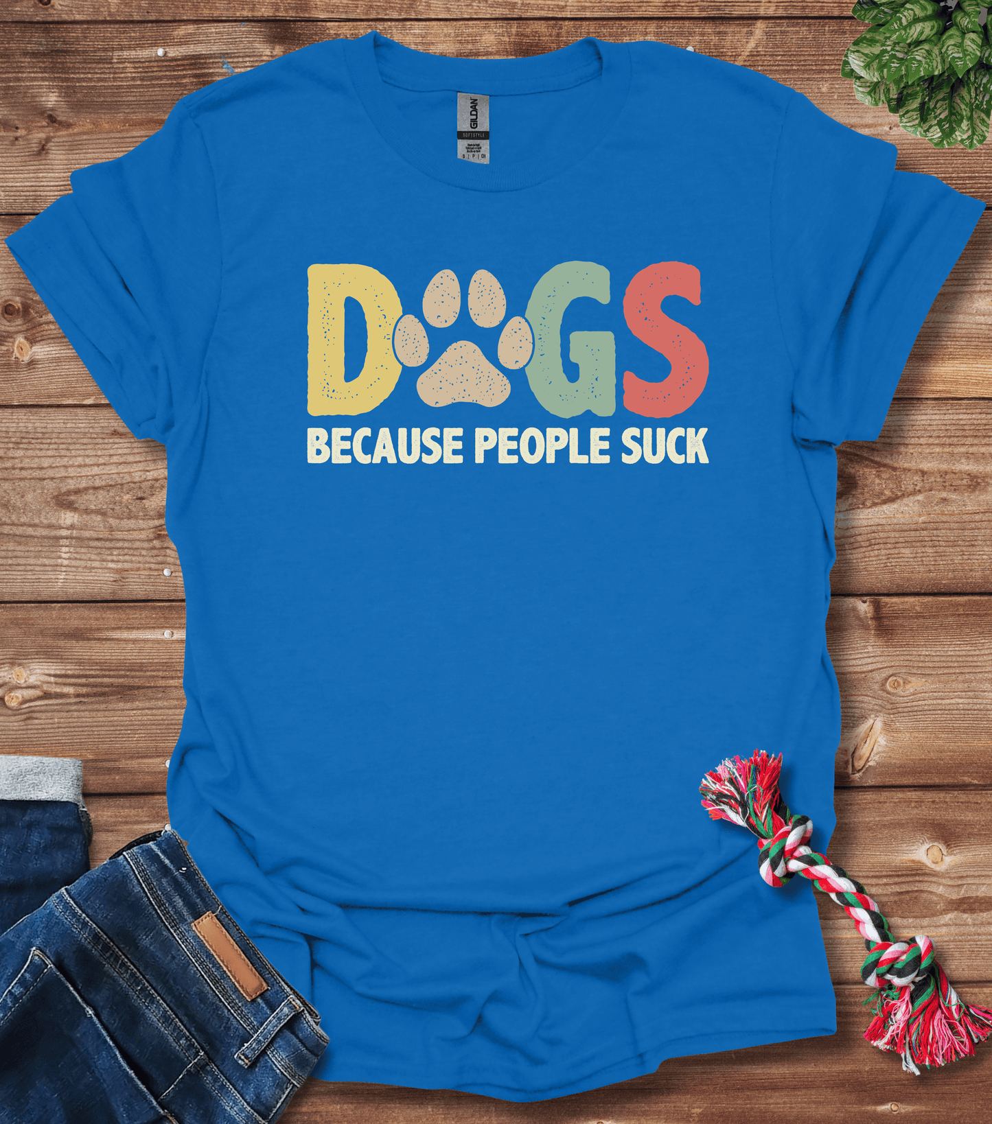 Dogs Because People Suck T-Shirt
