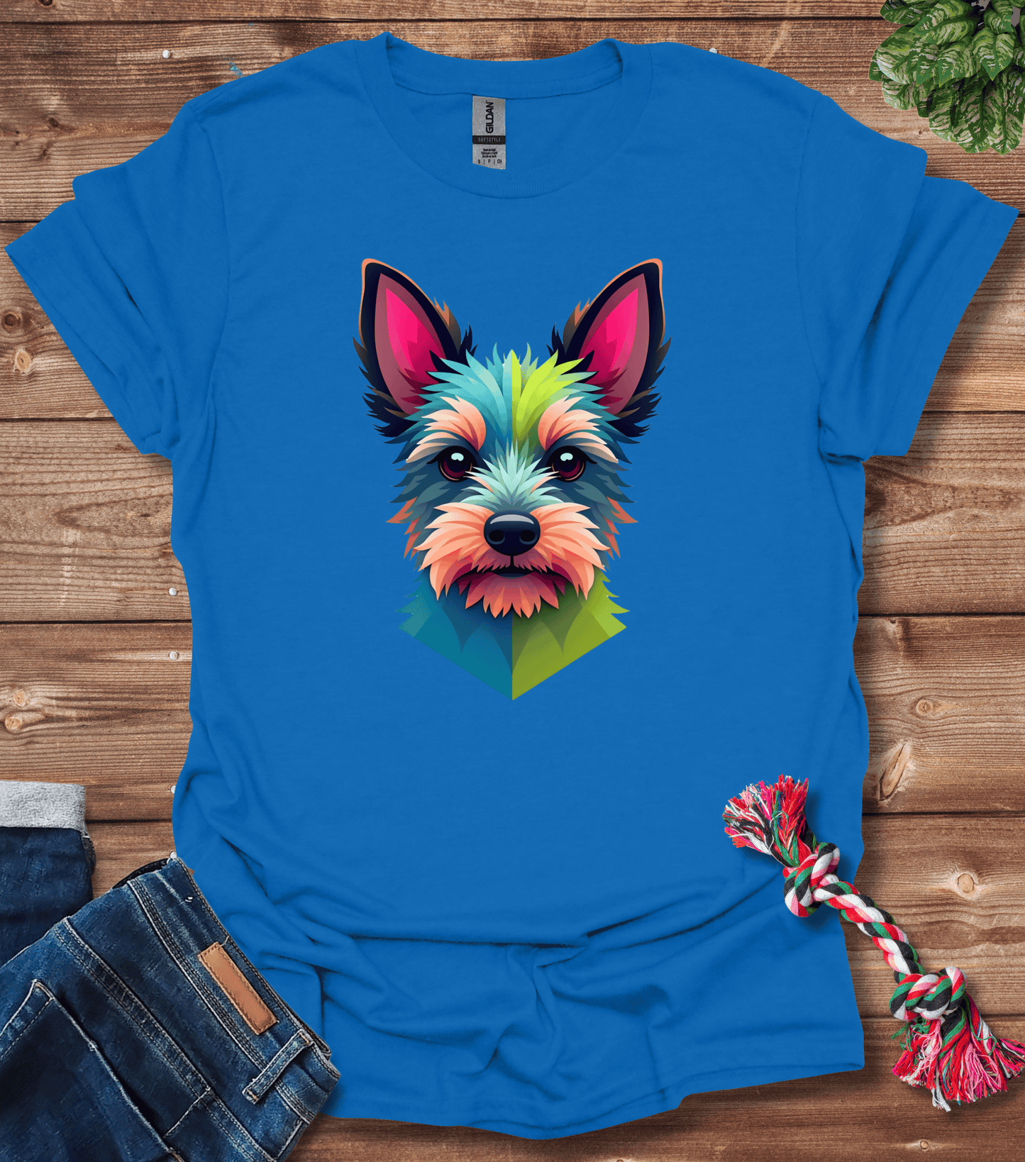 Yorkie Geometry T-Shirt