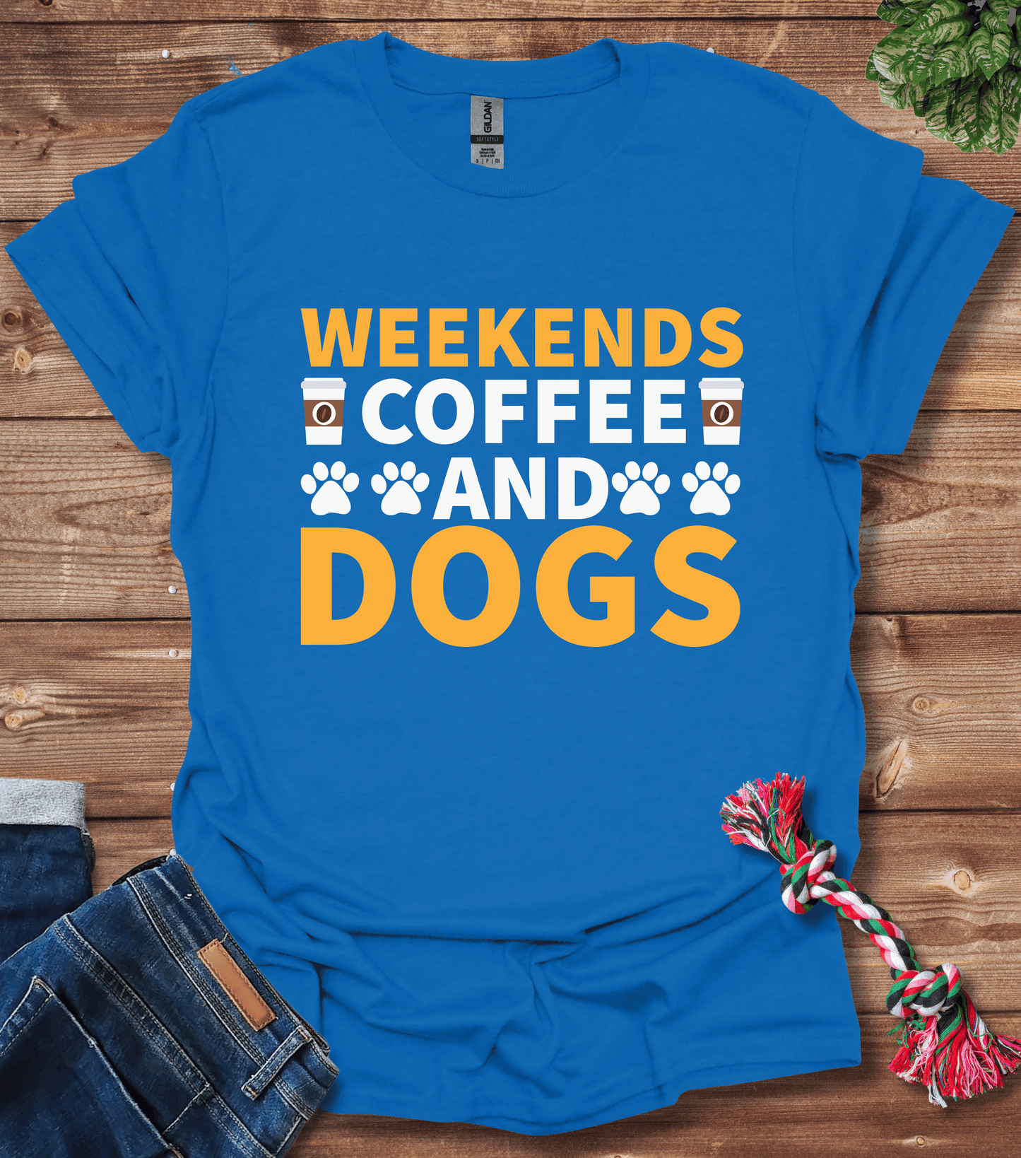 Weekends Coffee And Dogs T-Shirt