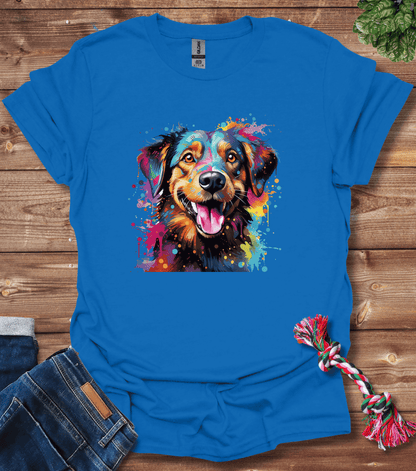 Color Splash Dog - First T-Shirt